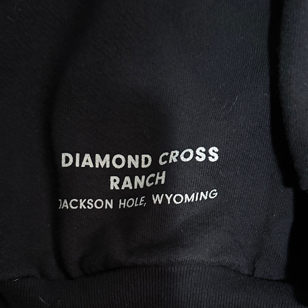 Diamond Cross Ranch Jackson Hole Black crew sweater - Picture 2 of 6